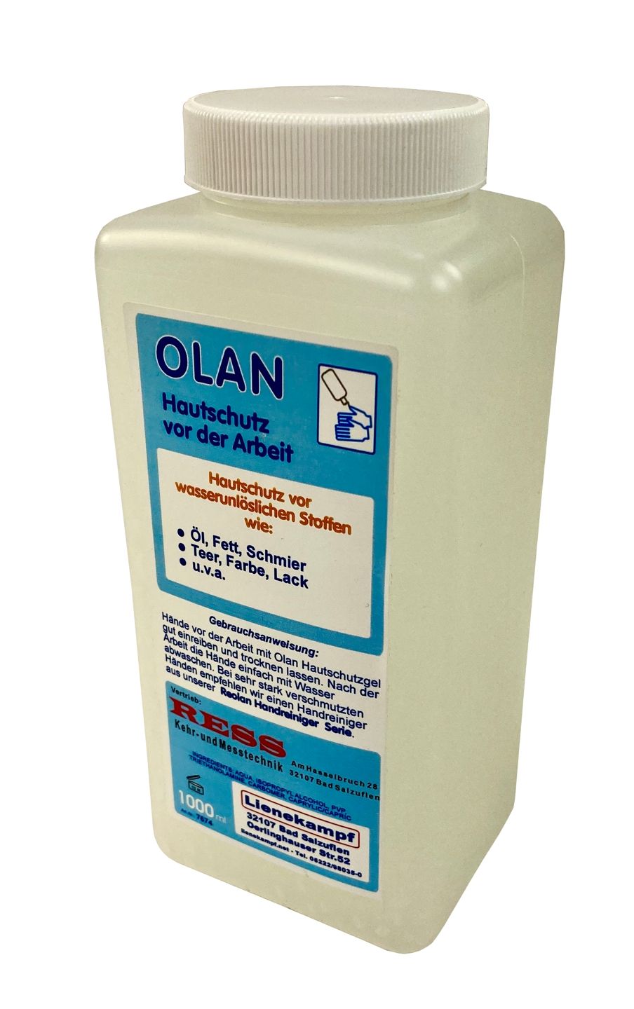 Olan-Hautschutz 1-Liter Spenderflasche
