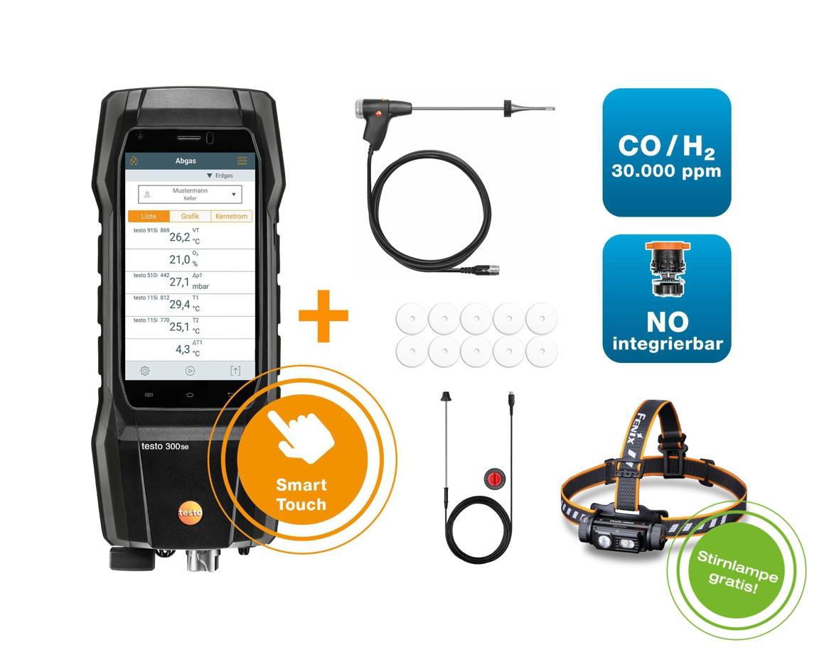 testo 300 SE Longlife Set - Abgasmessgerät inkl. Bluetooth Connector