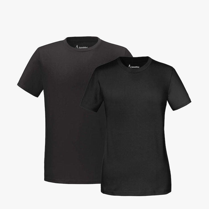 Schöffel - Lieblings T-Shirt Bio-Baumwolle Unisex schwarz L