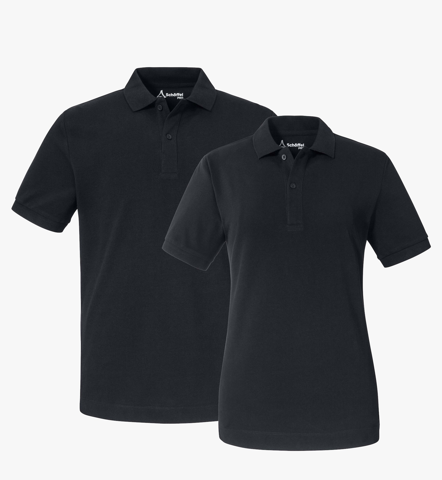 Schöffel - Lieblings Poloshirt Bio-Baumwolle Unisex schwarz M