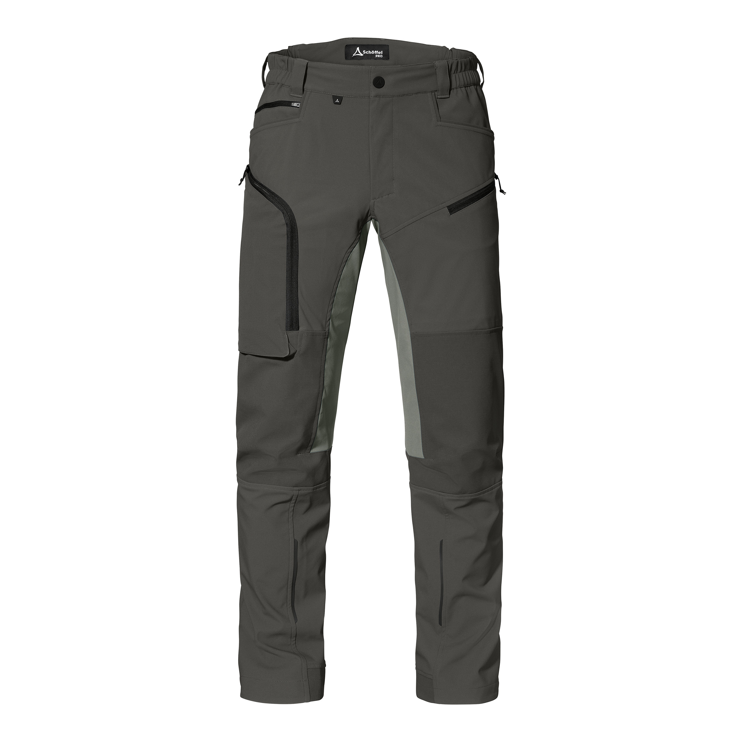 Schöffel - Allwettertalent "Die Wetterfeste" Hose schwarz - Robuste Cordura Softshellhose 46-Standard