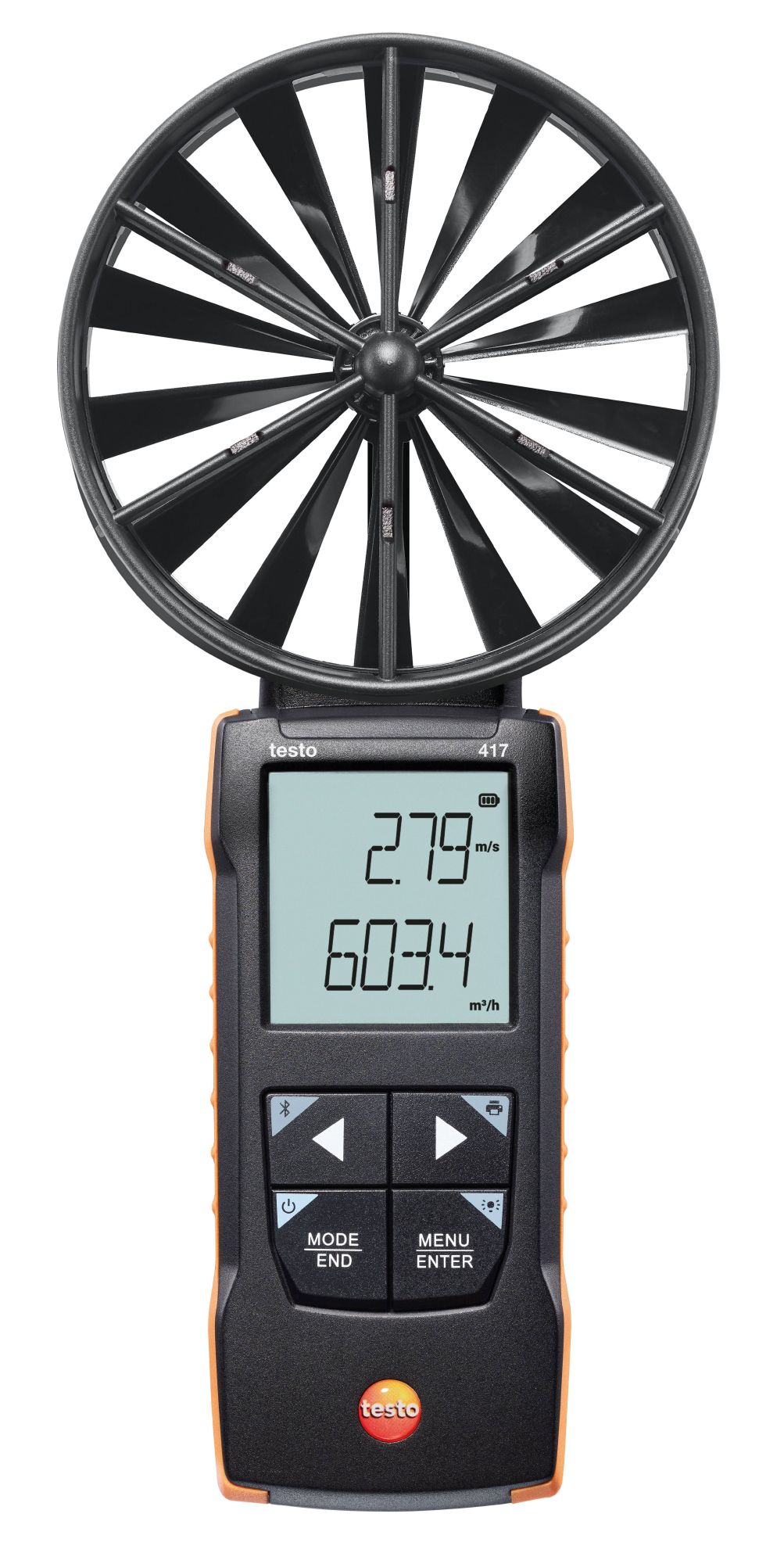 testo 417 Set 1 –  Flügelrad-Anemometer mit Messtrichtern