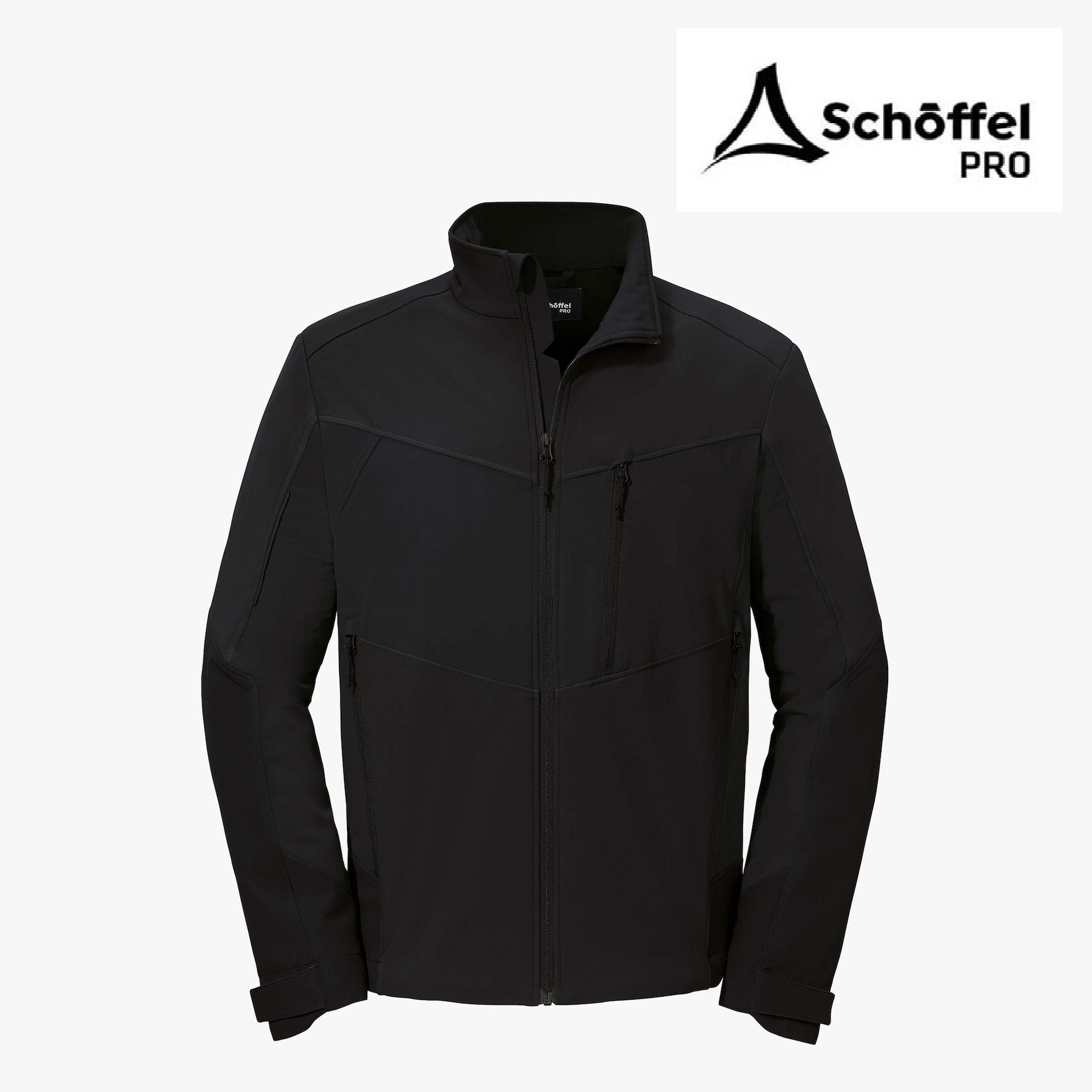 Schöffel - Allwettertalent "Die Robuste" Softshelljacke schwarz S