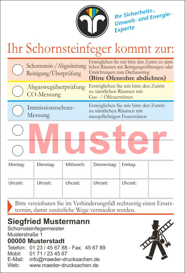 KD Ansagezettel, mit 2-facher Streifengummierung, DIN A6