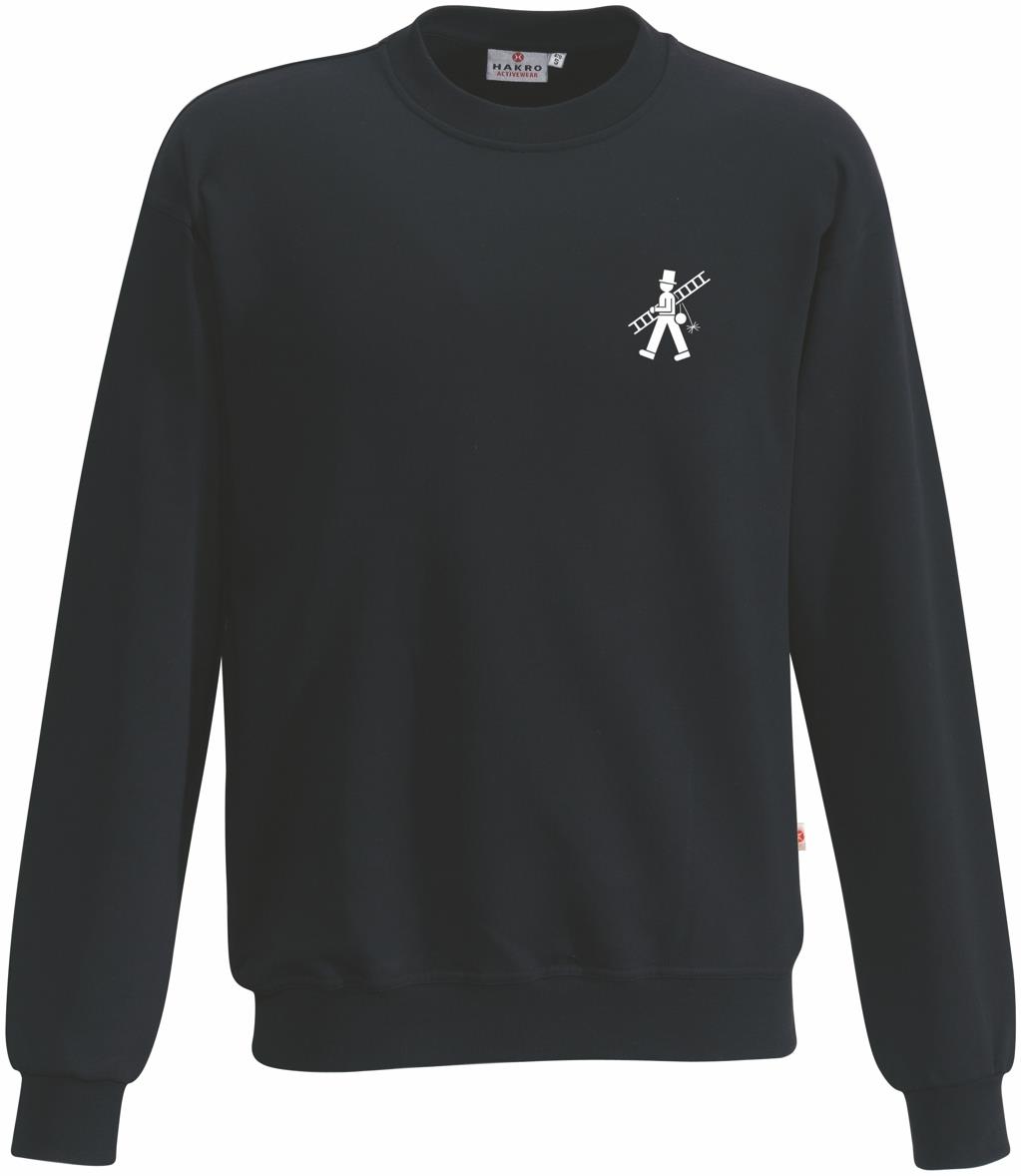 Sweat Shirt mit SF-Logo S-Schwarz