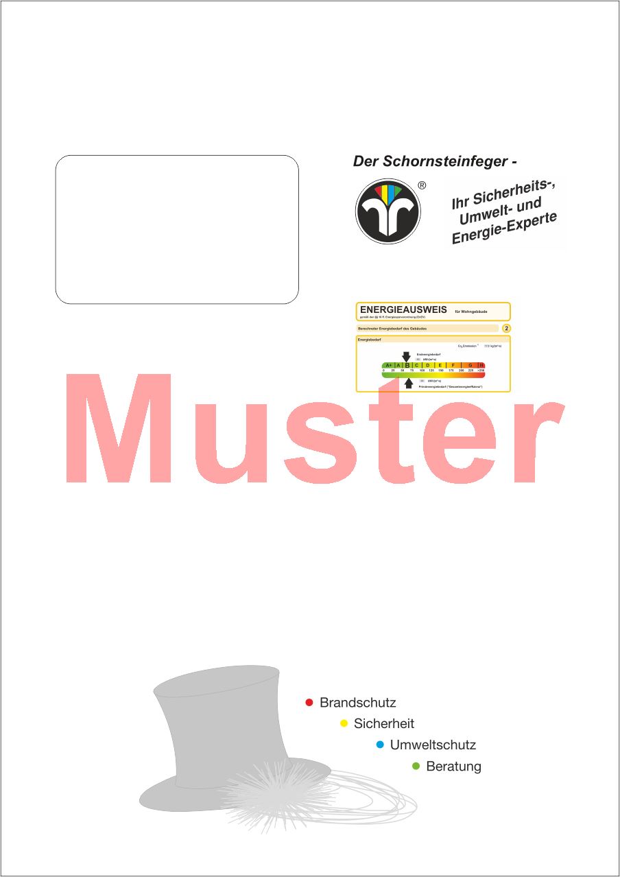 Briefumschläge DIN C 4 mit farbigem Eindruck "Energieausweis"