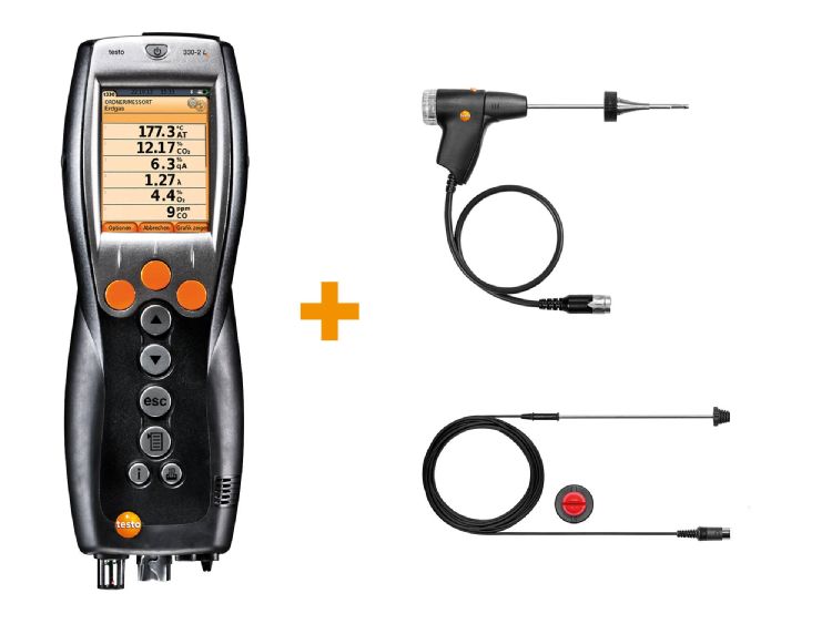 Bluetooth System-Set testo 330-2 LL Schornsteinfegerset